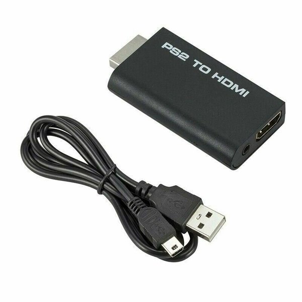 Sanoxy PS2 to HDMI Video Converter Adapter with 3.5mm Audio Output for HDTV Monitor US PPT-203240594110